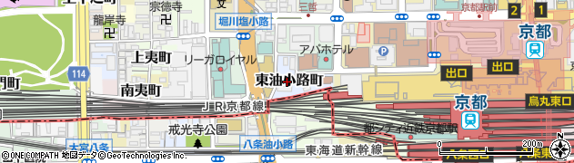 株式会社ＪＲ西日本テクシア　京都支店周辺の地図
