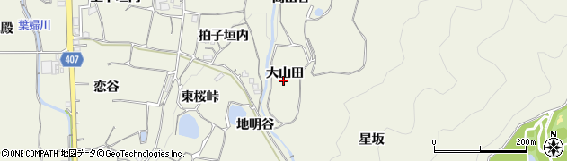京都府亀岡市曽我部町寺（大山田）周辺の地図