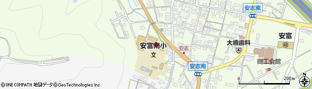 兵庫県姫路市安富町安志869周辺の地図