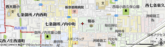 京都府京都市下京区梅小路石橋町周辺の地図