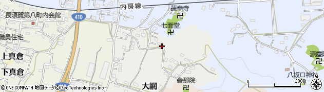 千葉県館山市大網周辺の地図