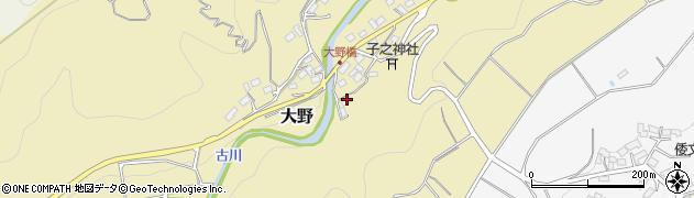 静岡県伊豆市大野290周辺の地図