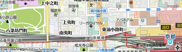 リーガロイヤルホテル京都周辺の地図