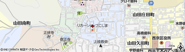 京都府京都市西京区山田北山田町31周辺の地図