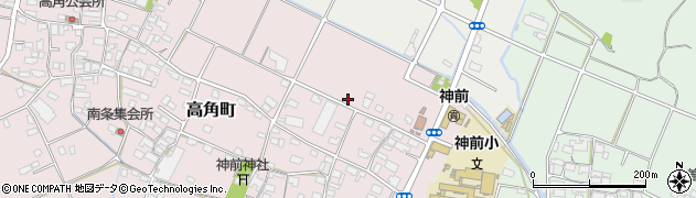 三重県四日市市高角町2968周辺の地図