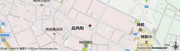 三重県四日市市高角町3002周辺の地図