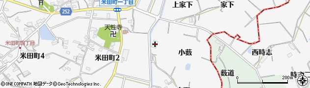 愛知県大府市吉田町小薮19周辺の地図