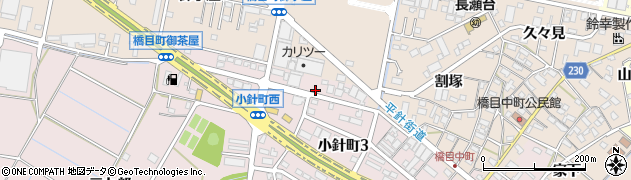 愛知県岡崎市小針町的場周辺の地図