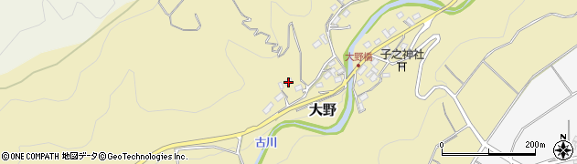 静岡県伊豆市大野182周辺の地図
