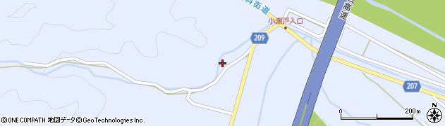 静岡県静岡市葵区小瀬戸1107周辺の地図