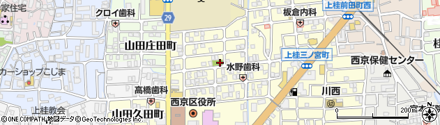 上桂森下公園周辺の地図