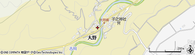 静岡県伊豆市大野194周辺の地図