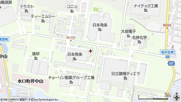 〒528-0061 滋賀県甲賀市水口町笹が丘の地図