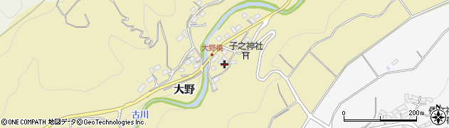 静岡県伊豆市大野283周辺の地図