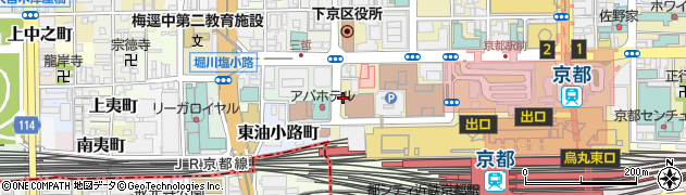Ｌｉｌａ　京都駅前店周辺の地図