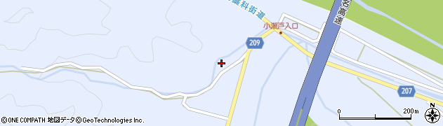静岡県静岡市葵区小瀬戸1108周辺の地図