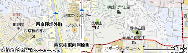 関西電力株式会社　西京極寮周辺の地図