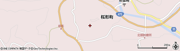 愛知県岡崎市桜形町周辺の地図