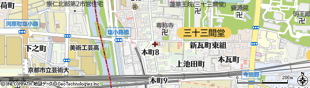 本町館周辺の地図
