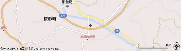 愛知県岡崎市桜形町（福塚）周辺の地図