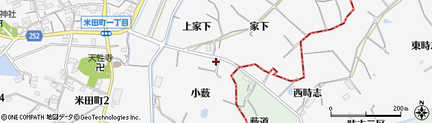 愛知県大府市吉田町小薮45周辺の地図