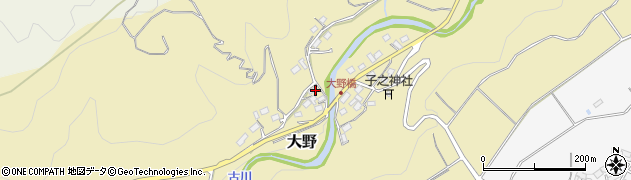 静岡県伊豆市大野197周辺の地図