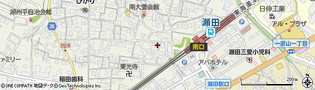 深田駐車場周辺の地図