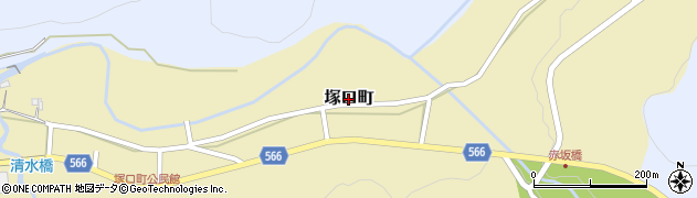 兵庫県西脇市塚口町周辺の地図