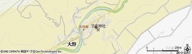 静岡県伊豆市大野251周辺の地図