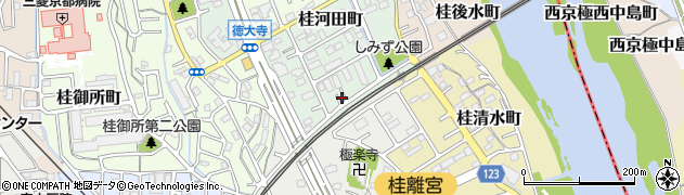 京都府京都市西京区桂河田町160周辺の地図