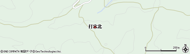 岡山県美咲町（久米郡）打穴北周辺の地図