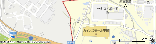 滋賀県甲賀市水口町泉1478周辺の地図