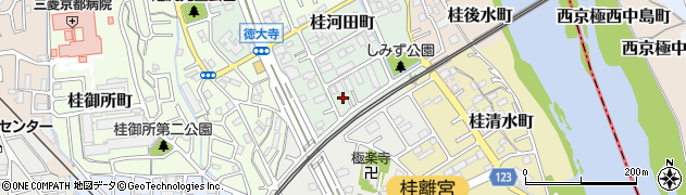 京都府京都市西京区桂河田町170周辺の地図