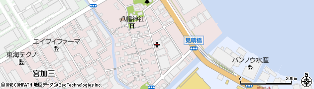 静岡県静岡市清水区宮加三周辺の地図
