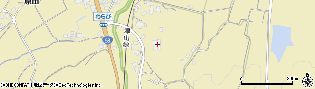 岡山県久米郡美咲町原田261周辺の地図