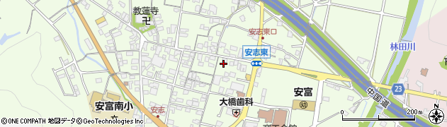 兵庫県姫路市安富町安志1118周辺の地図