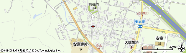 兵庫県姫路市安富町安志967周辺の地図