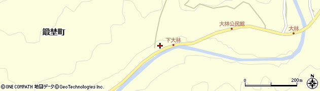 愛知県岡崎市鍛埜町（カクレヤ）周辺の地図