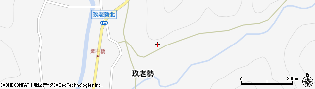 愛知県新城市玖老勢請地周辺の地図