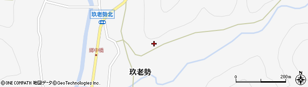 愛知県新城市玖老勢（請地）周辺の地図