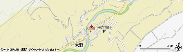 静岡県伊豆市大野266周辺の地図