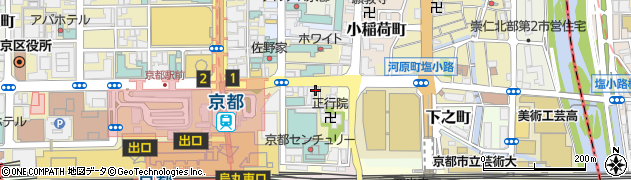 京舞イン周辺の地図