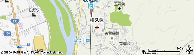 静岡県伊豆市柏久保949周辺の地図