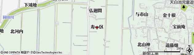 愛知県東浦町（知多郡）緒川（寿一区）周辺の地図