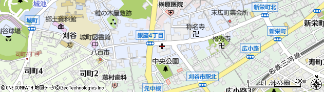 とうふや豆蔵 刈谷銀座店周辺の地図