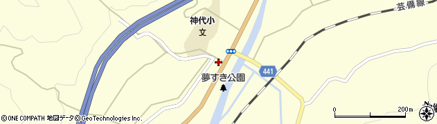 岡山県新見市神郷下神代3404周辺の地図