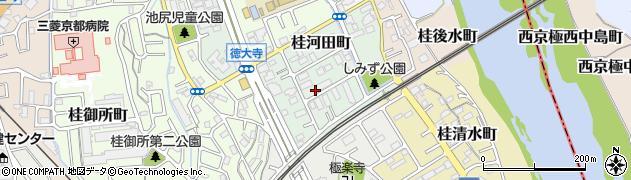 京都府京都市西京区桂河田町199周辺の地図