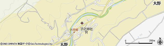 静岡県伊豆市大野255周辺の地図