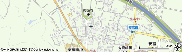 兵庫県姫路市安富町安志956周辺の地図