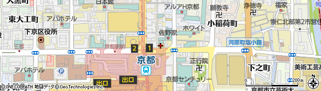 たかの友梨ビューティクリニック　京都本店周辺の地図